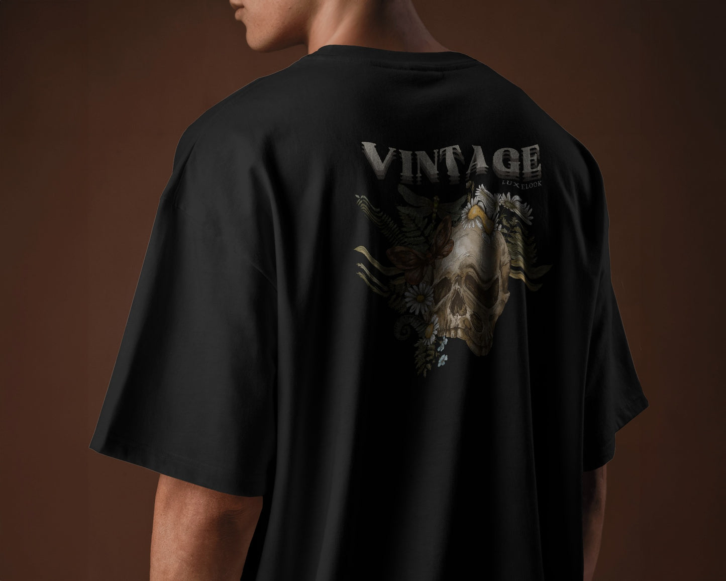 Unisex Vintage Oversized Classic T-Shirt – Black